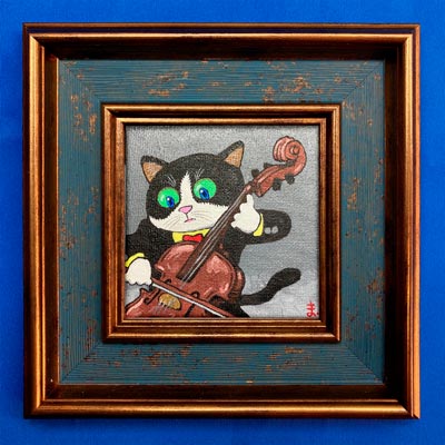 10cmアクリル画 No.33