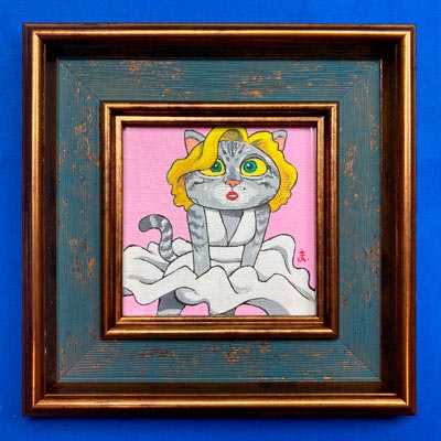 10cmアクリル画 No.38