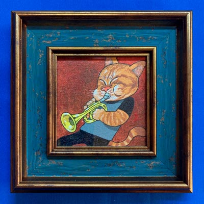10cmアクリル画 No.51
