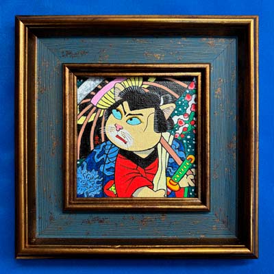 10cmアクリル画 No.77