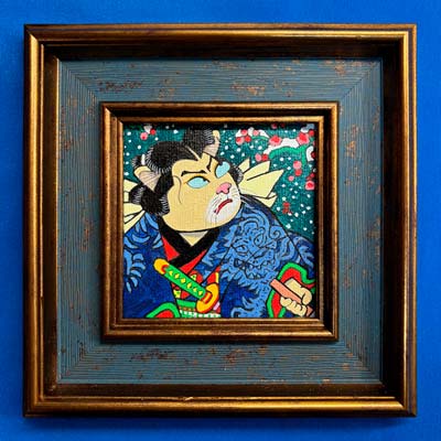 10cmアクリル画 No.80