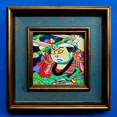 10cmアクリル画 No.91